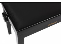 <b>Roland RPB-220BK Banco Piano Preto acetinado assento em veludo regulação altura BEST-SELLER</b> <b>Roland RPB-220BK Banco Piano Preto acetinado assento em veludo regulação altura BEST-SELLER</b>